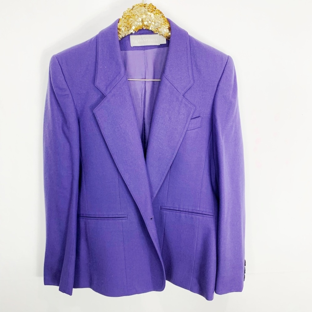 Evan Picone Purple Blazer